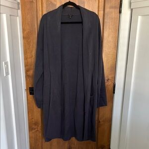 Ann Taylor Factory Navy Knit Cardigan